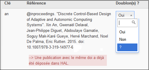 Une publication avec le même DOI a déjà été déposée dans HAL : Options